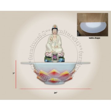 Thai Round Based Altar Table 半圆神台 - UH50